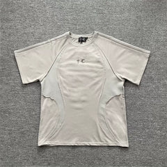 Thug Club Light Gray Panel Curved Athletic T-Shirt