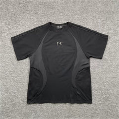 Thug Club Black Panel Curved Athletic T-Shirt